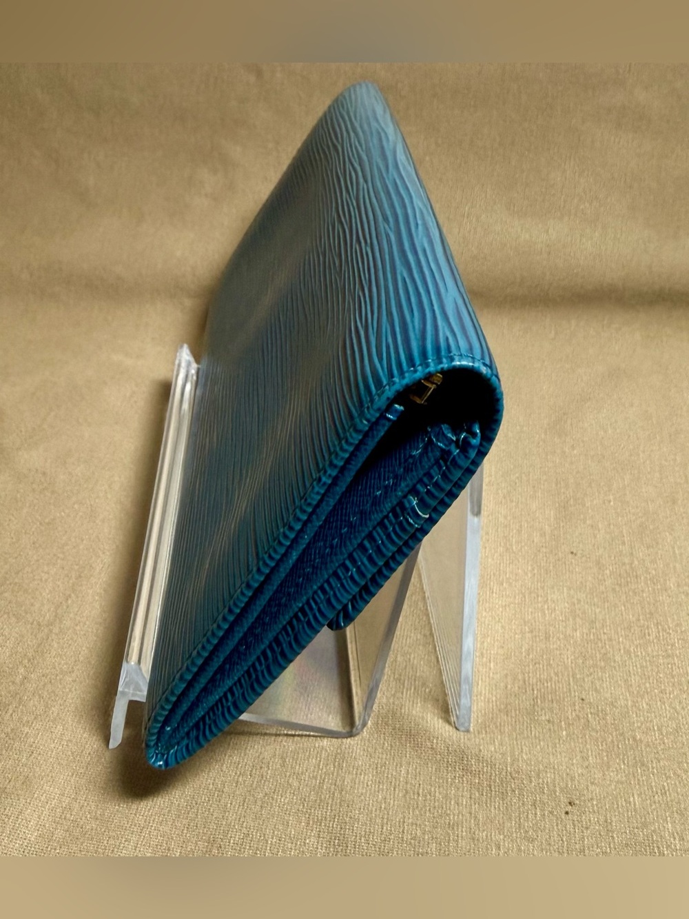 ✨ Authentic Louis Vuitton Portefeuille Sarah Blue Epi Leather ✨ Date Cd: CA1928 - Picture 4 of 12